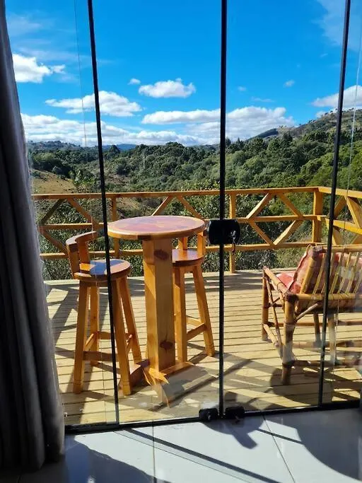 Domek alpejski Chales Rota Das Cachoeiras Urupema